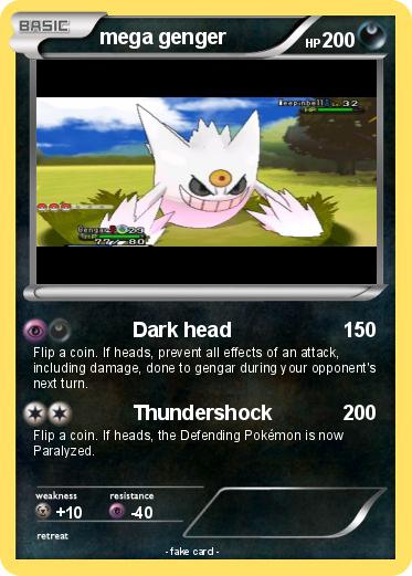 Pokemon mega genger