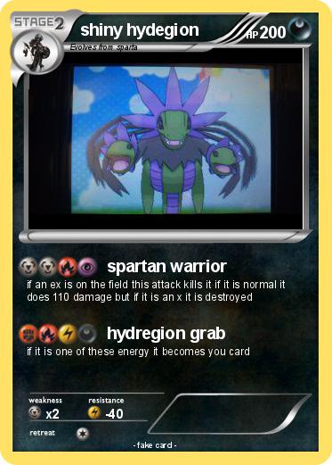 Pokemon shiny hydegion