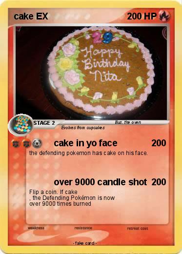 Pokemon cake EX