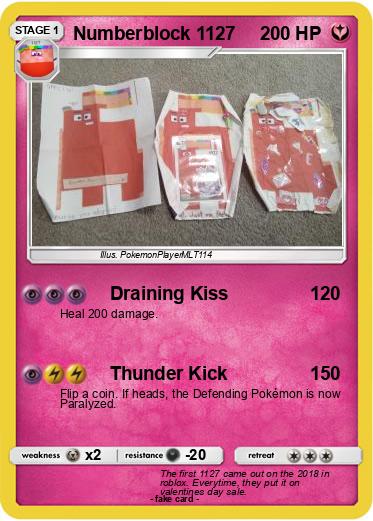 Pokemon Numberblock 1127 Pokemon Numberblock 1127