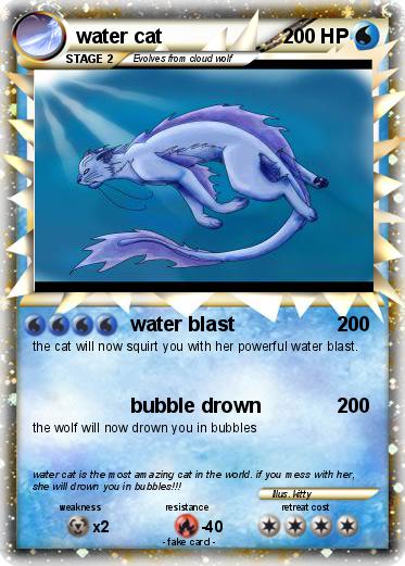 Pokemon water cat
