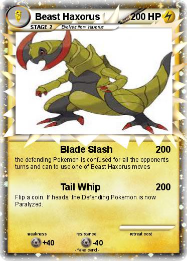 Pokemon Beast Haxorus