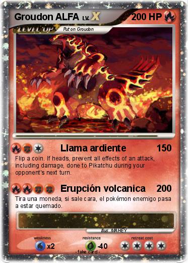 Pokemon Groudon ALFA