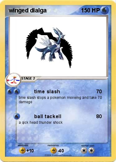 Pokemon winged dialga 