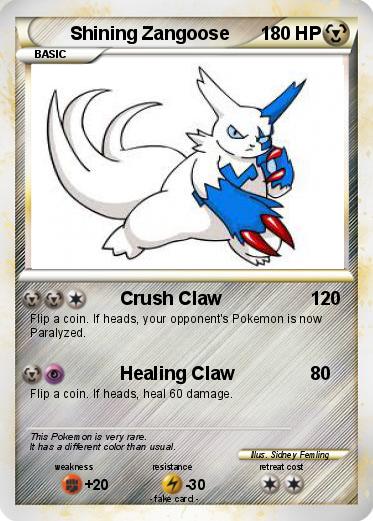 Pokemon Shining Zangoose