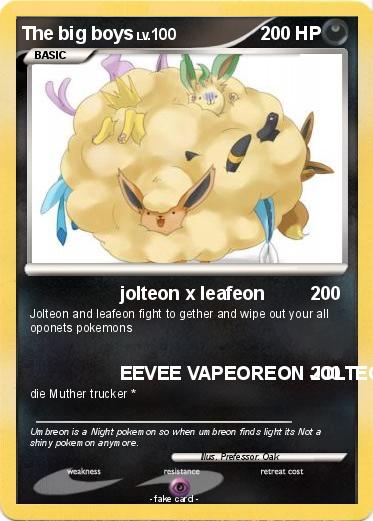 Pokemon The big boys