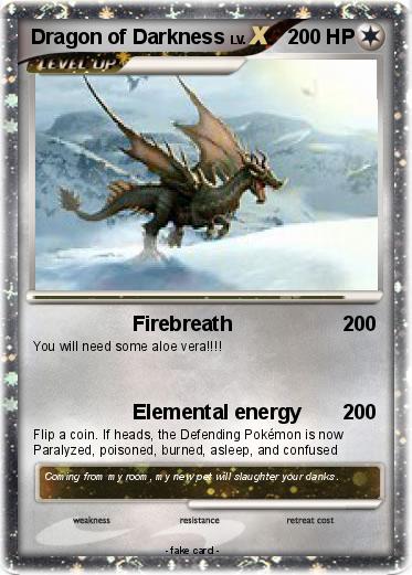 Pokemon Dragon of Darkness