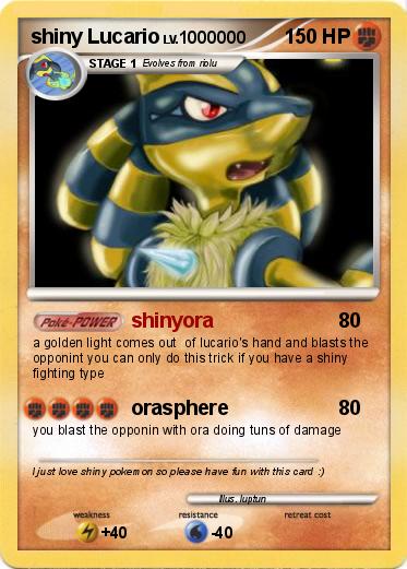 Shiny Lucario, Pokémon