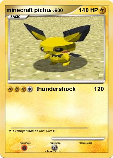 Pokemon minecraft pichu