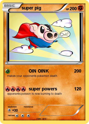 Pokemon super pig