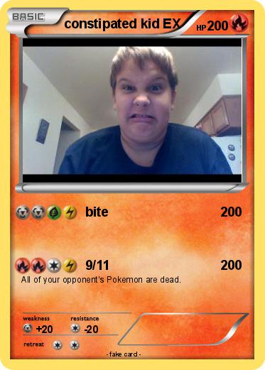 Pokemon constipated kid EX