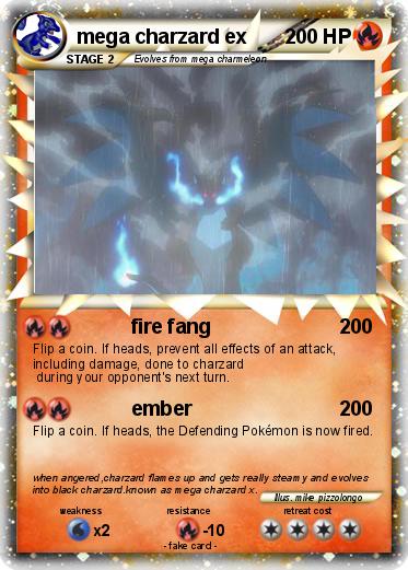 Pokemon mega charzard ex