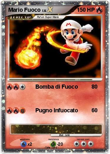 Pokemon Mario Fuoco