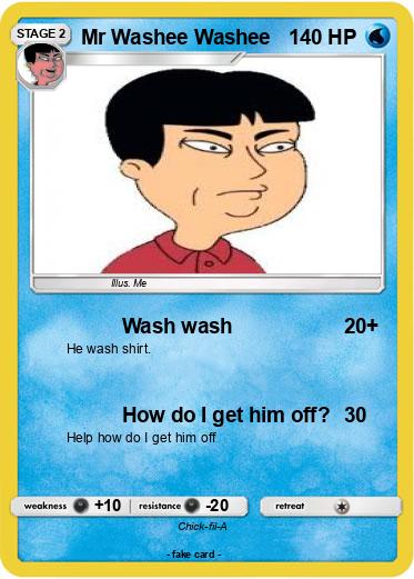 Pokemon Mr Washee Washee