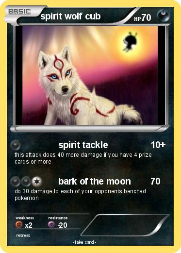 Pokemon spirit wolf cub