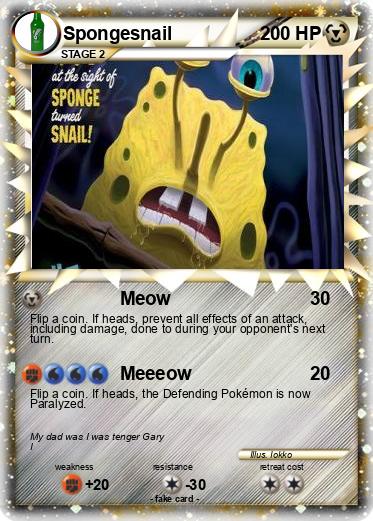 Pokemon Spongesnail