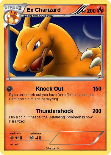 Pokemon Ex Charizard