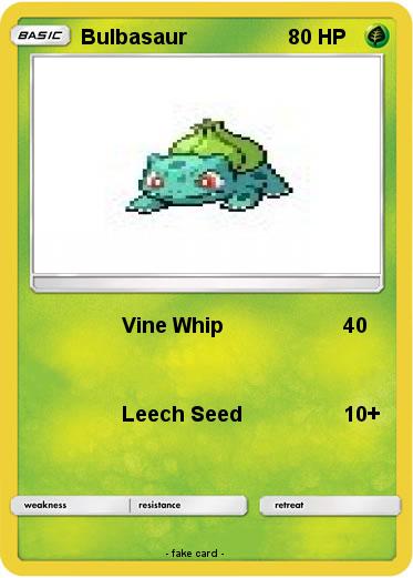 Pokemon Bulbasaur