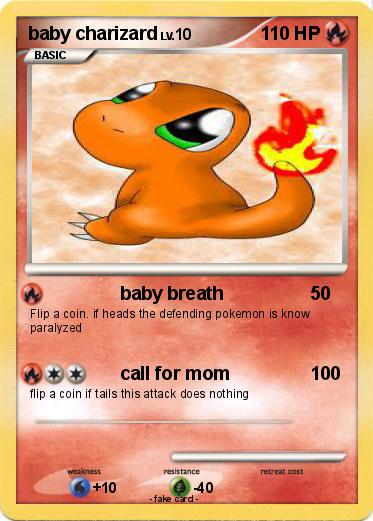 Pokemon baby charizard