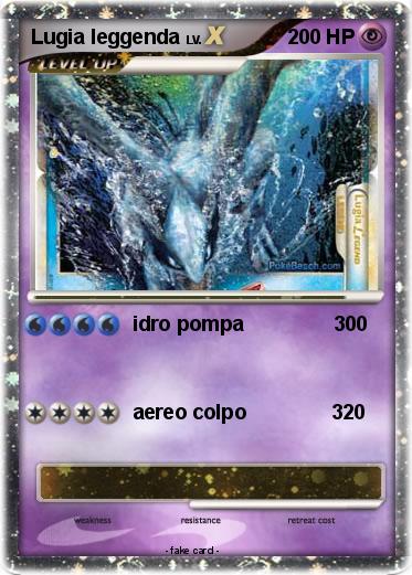 Pokemon Lugia leggenda