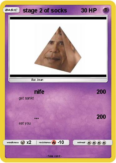 Pokemon stage 2 of socks