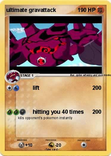 Pokemon ultimate gravattack