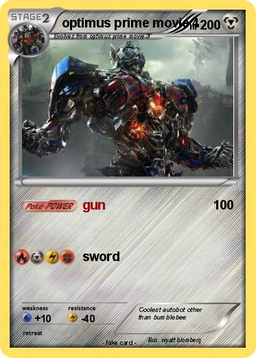 Pokemon optimus prime movie 4