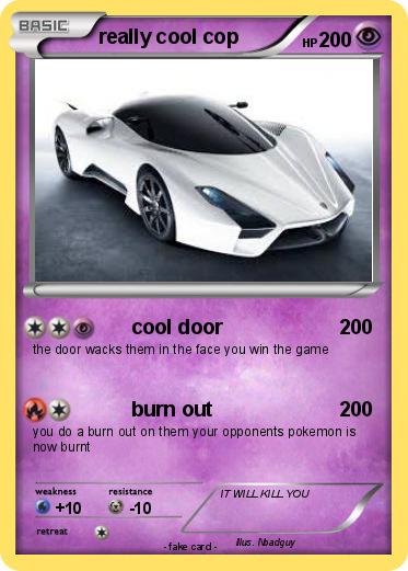 Pokemon really cool cop