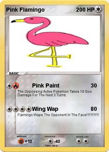 Pokemon Pink Flamingo