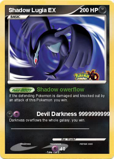 Pokemon Shadow Lugia EX