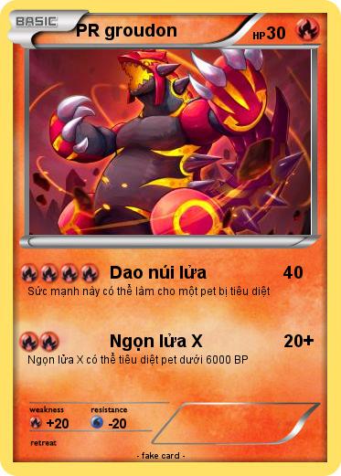 Pokemon PR groudon
