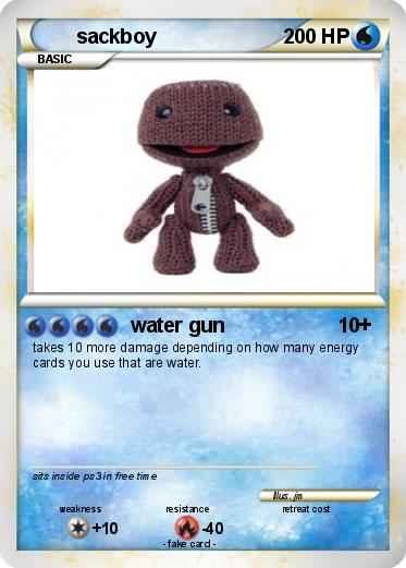 Pokemon sackboy