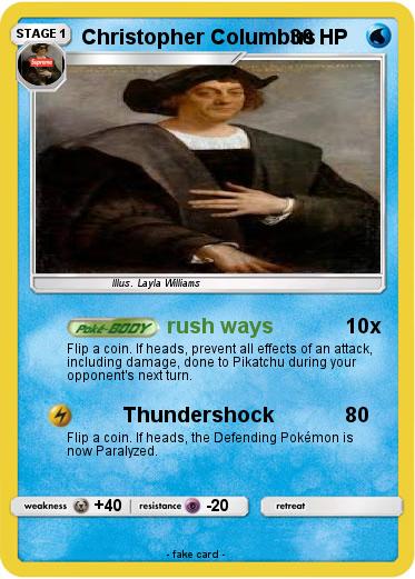 Pokemon Christopher Columbus