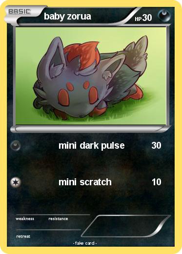Pokemon baby zorua