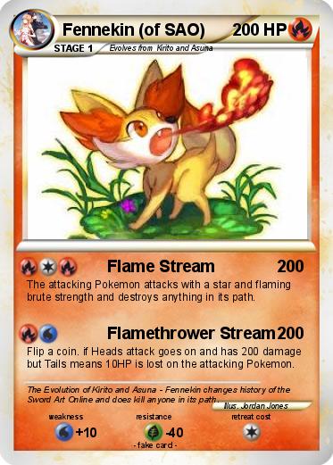 Pokemon Fennekin (of SAO)