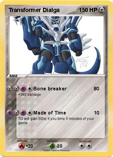 Pokemon Transformer Dialga