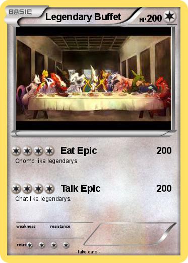 Pokemon Legendary Buffet