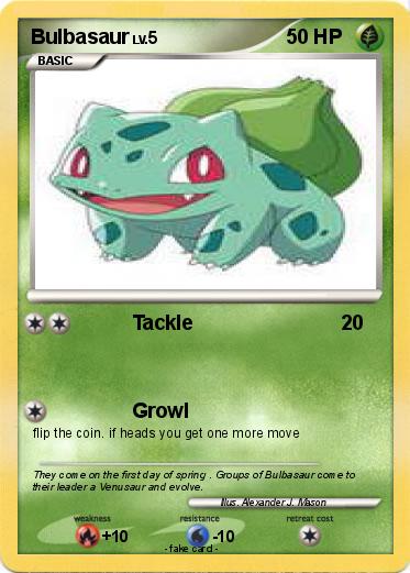 Pokemon Bulbasaur