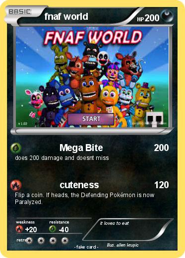 Pokemon fnaf world