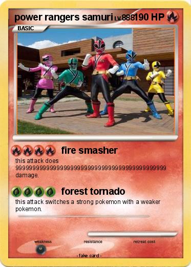 Pokemon power rangers samuri
