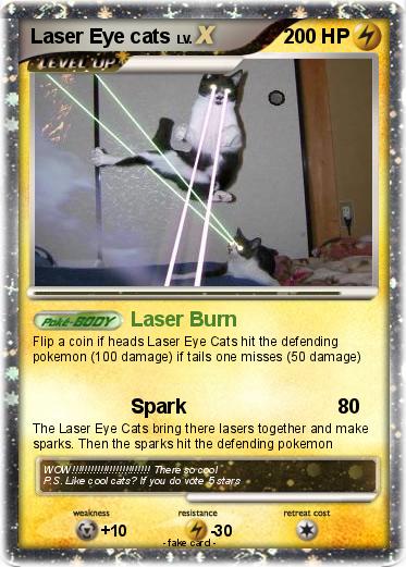 Pokemon Laser Eye cats