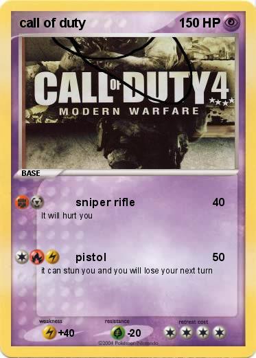 Pokemon call of duty