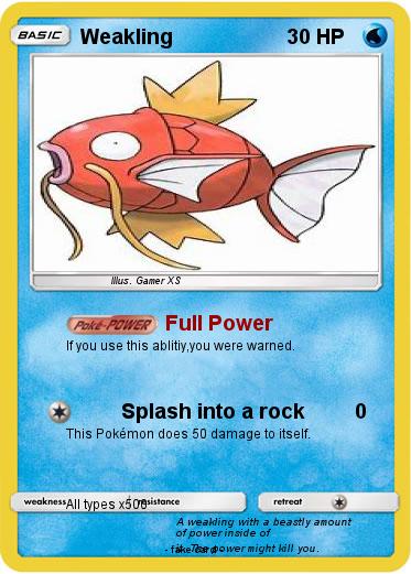 Pokemon Weakling