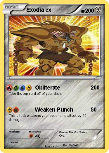 Pokemon Exodia ex