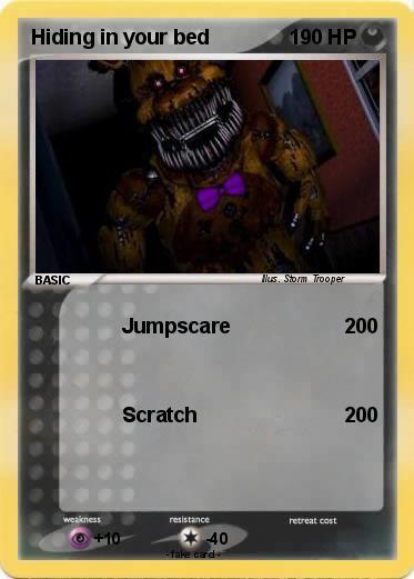 Pokemon Hiding in your bed