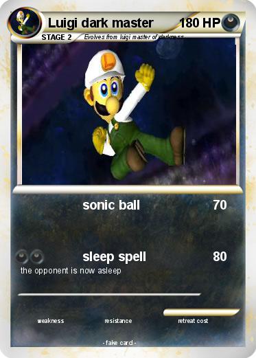 Pokemon Luigi dark master