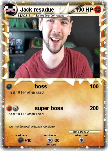 Pokemon Jack resadue