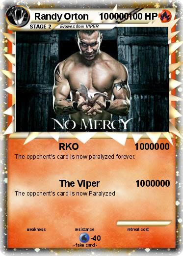 Pokemon Randy Orton    100000