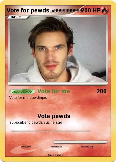 Pokemon Vote for pewds