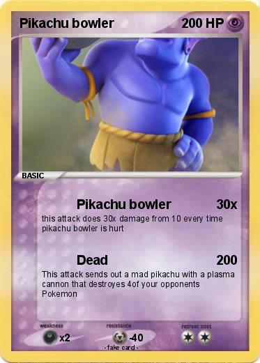 Pokemon Pikachu bowler